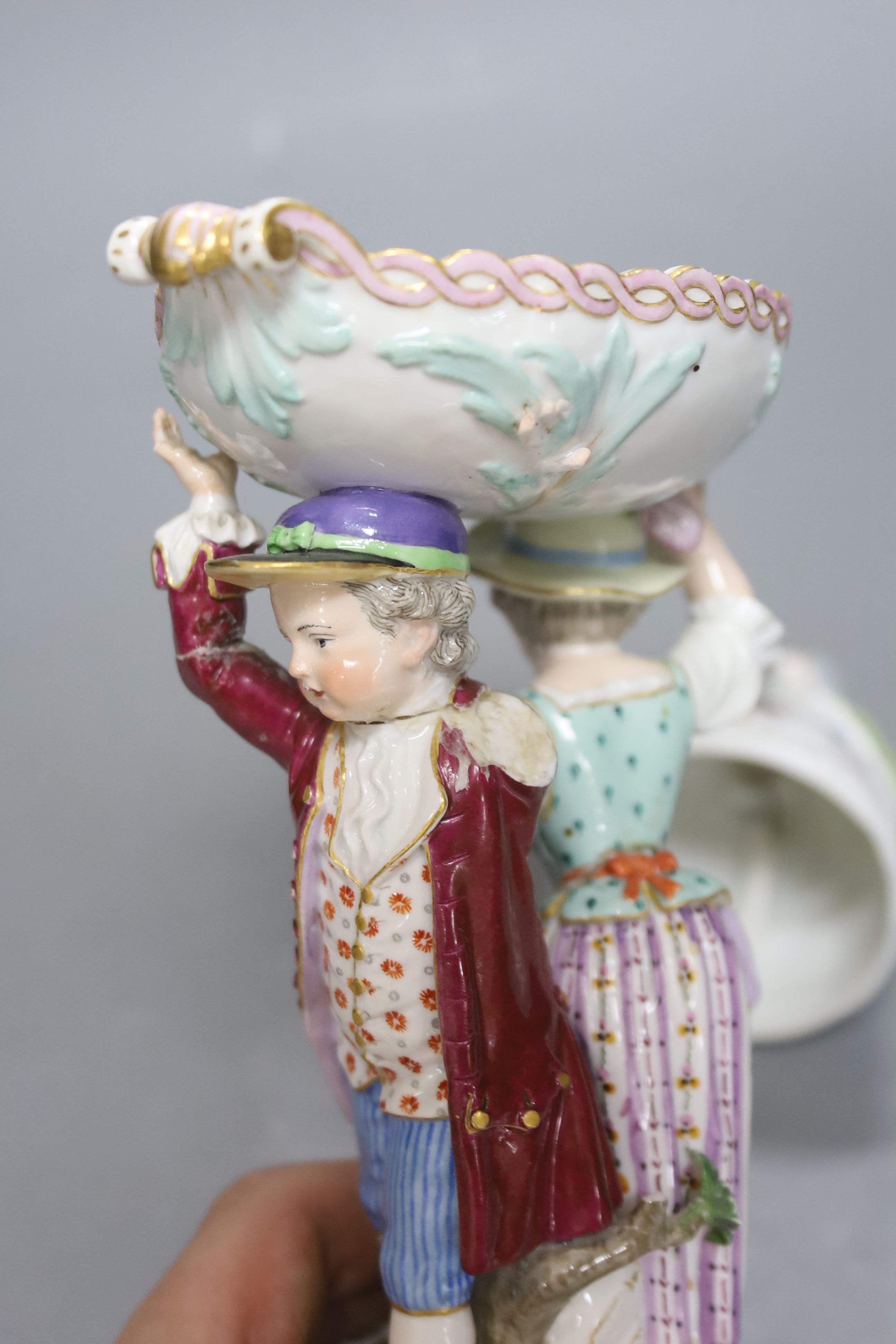 A collection of Meissen and Continental porcelain figures